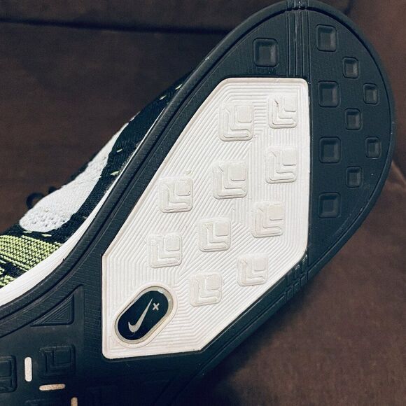 2012 NIKE FLYKNIT TRAINER+ ONE RACER VOLT NEON YELLOW WHITE BLACK 532984-700 14 - Picture 11 of 15